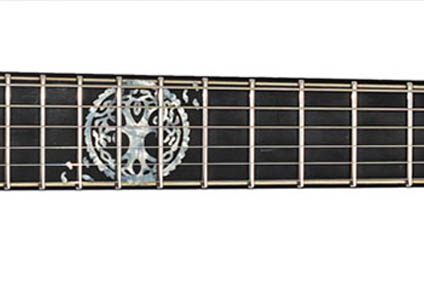 EBONY FINGERBOARD with CUSTOM INLAYS